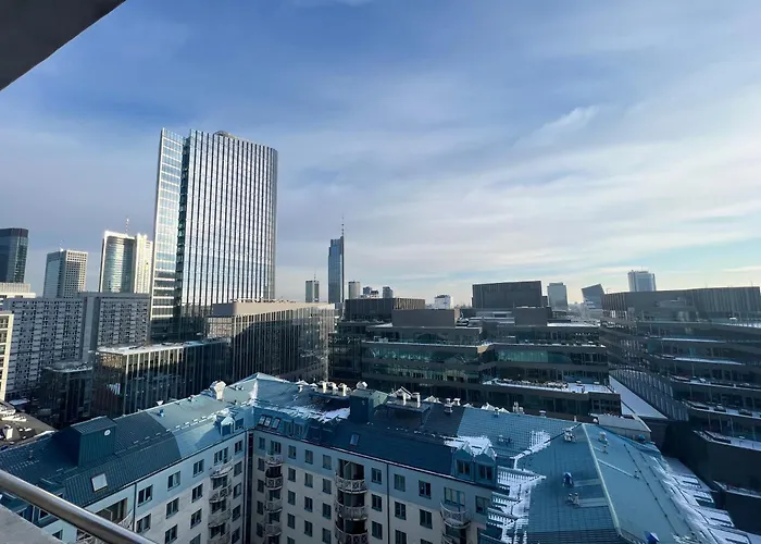 Apartment Duzy Przestronny Z Darmowym Parkingiem I Dwoma Balkonami Warsaw